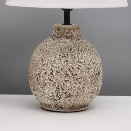 LUEZE table "Louise" 1x40W E27 beige 25x25x38, 5cm-3