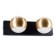 Wall rotary lamp with AMBRELLA LIGHT, WALL, FW575, G9, Black Sand, Gold