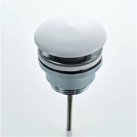 Bottom valve Ledeme L67W, for a shell, brass, white cover-3