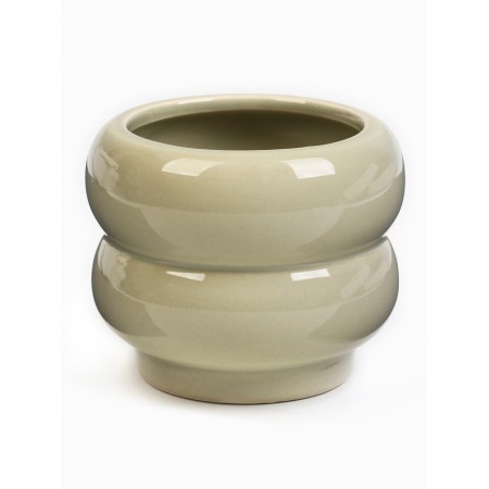 Kashpo "Daniel" 11.5 × 11.5 × 10 cm, 600 ml, ceramics-1