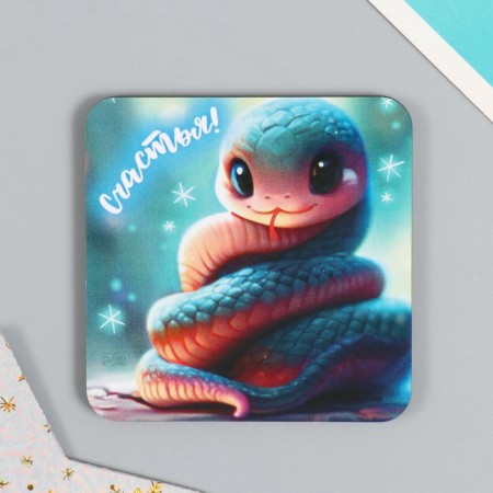 Magnet tree "snakes" 7x7 cm mix 5 types-2