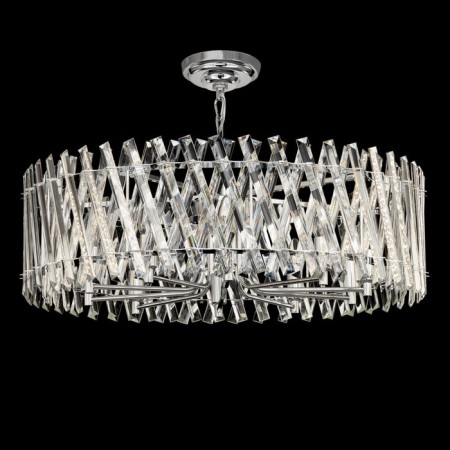 Suspended Citilux “Ingvar” CL334291, 77x77x45 cm, 10x60W, E14, gray color-2