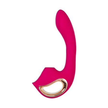 Unrealistic vibrator of the stiles stiles, 16.9 cm, silicone, pink color-8