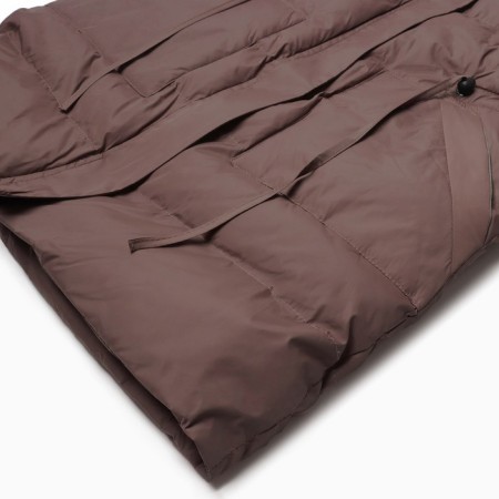 Warmed female vest, brown color, size 44-8
