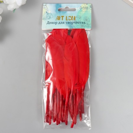 Decorative goose "red" set of 30 pcs h = 10-12 cm-3