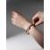 Bracelet Cuff "Pearl", metal, color gold