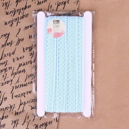 Capricon lace, 12 mm × 10 ± 1 m, blue color-3