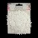 Knitted elements "Heart from flowers", 8 × 8.5 cm, 10 pcs, white color