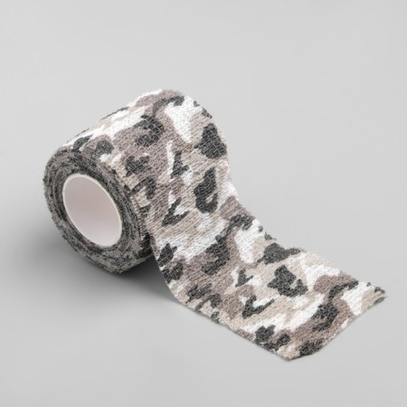 Masking tape, black and white camouflage, 4.5m length, 5cm width