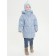 Coat for girls, height 104 cm, gray color