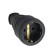 Transportal socket RA 16-005, 16 A, 250 V, IP20, with salary, without plug, rubber, black