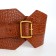 Women's belt, width 10 cm, red color