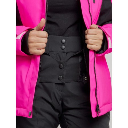Ski jacket women's winter, size 46, pink color-8