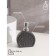 Savanna bathroom accessories set “Legend”, 3 items (370 ml dispenser, soap dish, glass), gray color