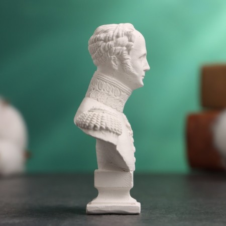Bust "Emperor Alexander I" Bely, 5x2x6.5cm-3