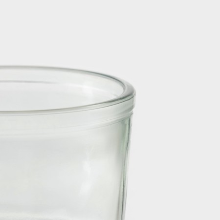 Glass glass with a lid and a tube, 450 ml-5
