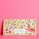 An envelope for money with a wooden element "Congratulations" yellow background