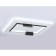 LED ceiling LED AMBRELLA LIGHT, LINTECH, FL51456, LED, 152 W, 11400LUM, 3000-6400K, white, black color