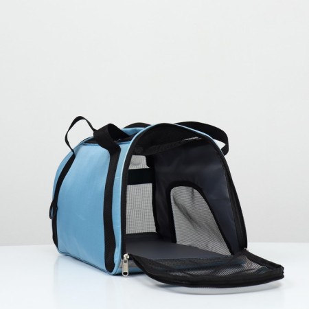 Meser-carrier bag, 43 x 21 x 30 cm, blue-3
