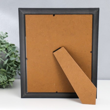 Photo frame plastic 20x25 cm "Rectangles by hand" gold with black 28.5x23.5 cm-3