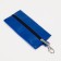 Key of lightning, length 14 cm, ring, carbine, blue color
