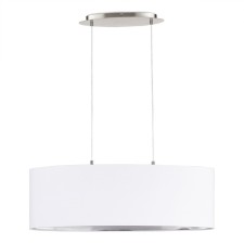 Suspended EVOLUCE lamp. Sle300563-03. Brescia. 3x40 watts, E27, 75x22x22 cm, Nickel color