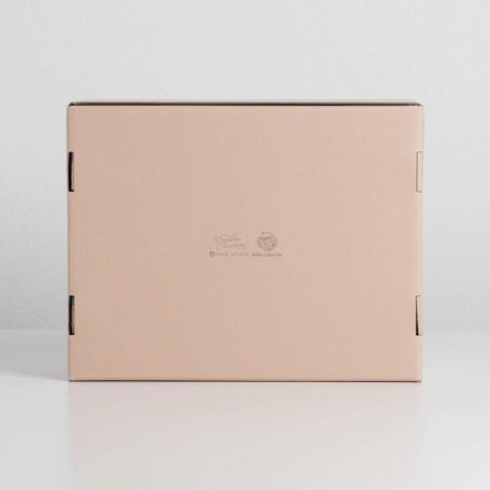 Gift double -sided folding, packaging, “malachite”, 27 x 21 x 9 cm-4