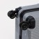Middle suitcase 24 "Code lock, silver color