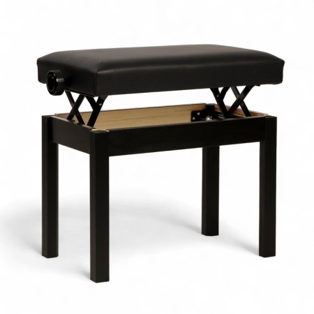 Music Life Piano Bange Sit 55 x 34, height 48-58 cm, black-1