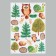 Interior color sticker "Filin in the forest" 50x70 cm