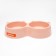 Double curly bowl 28 x 14 x 5 cm, beige