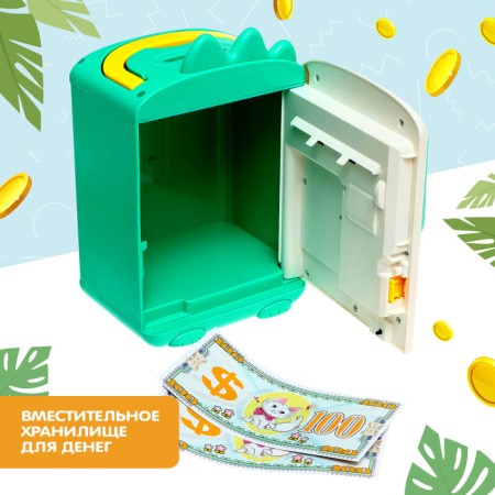 Toy "Dino-sef", sound, green color-2