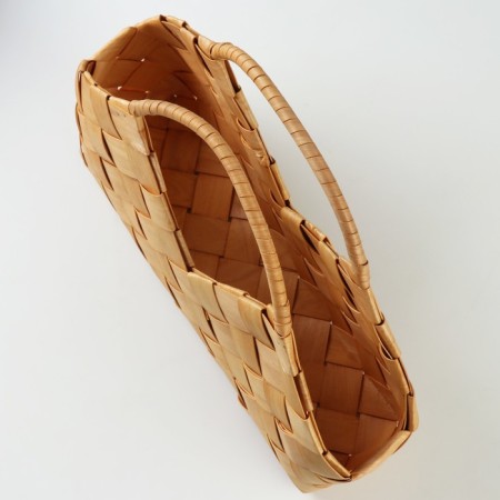 Wicker basket, 34 x 12 x h12.5/21/25 cm, sequoia-2