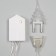 Garland “fringe” 2.4 × 0.7 m with nozzles “balls”, ip20, transparent thread, 108 LED, glow warm white, 8 modes, 220 V