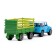Metal jeep machine, with a trailer, inertial, mix