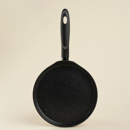 Pancake pan aluminum with anti -stick coating SL Home, D = 22 cm, h = 1.6 cm, induction, black color