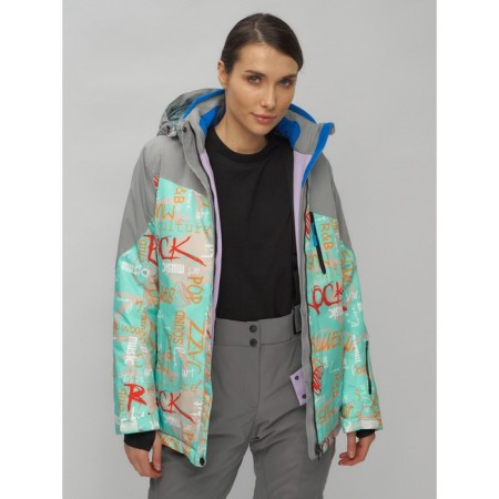 Ski suit, size 44, turquoise color-9