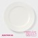 Board ceramic dining shares "Lambruo", d = 25 cm, white color