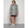 Winter jacket is women, size 44, the color is light green