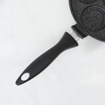Slot "Personnel", D = 23 cm, plastic handle, anti -stick coating, black color-8