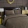 A set with a bedspread "Loretta", size 240x260 cm, 50x70 cm - 2 pcs, the color of the cappuccino