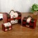 Casket wood chest (set 3 pcs) "Expedition" 9x6x7 cm; 14x9.5x9 cm; 19x13x13 cm