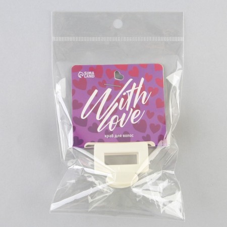 Hair Krebik "With Love", 2.5 x 4 cm-6