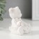 Souvenir Polystone "Baby in the wreath sleeps on the bear" 6x5.2x5.7 cm