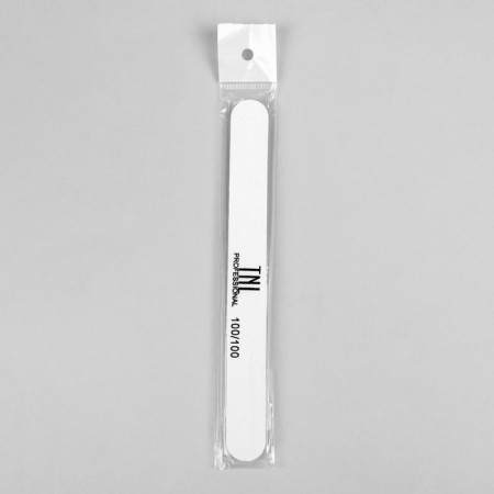File - emery, on a wooden basis, abrasiveness 100/100, 18 cm, white color-1