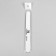 File - emery, on a wooden basis, abrasiveness 100/100, 18 cm, white color