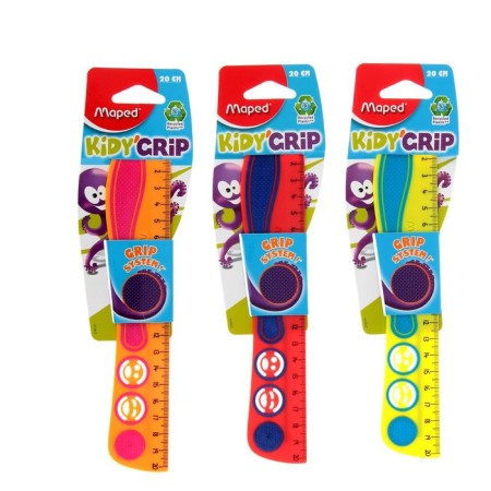 Line 20 cm, Maped Kidi Grip, color, eco-design, euro suspension, mix