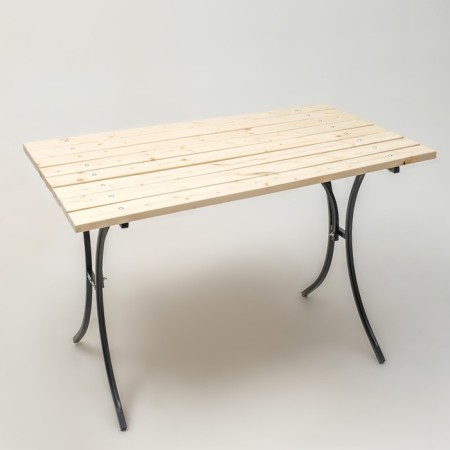 Garden table "Garden" 76 x 120 x 78 cm, base pipe 20 x 20 x 0.7 mm