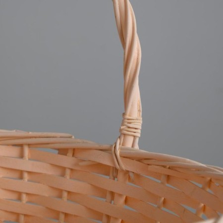 Wicker basket, willow, 30x21x12x25 cm, light-first-item-2