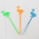 Flamingo kanapes, set 12 pcs., Mix color